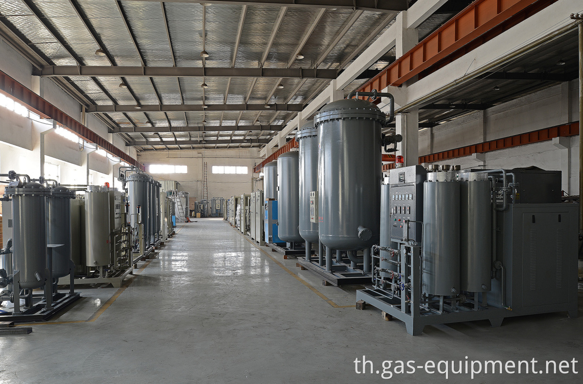 ประสิทธิภาพสูง PSA ไนโตรเจน N2 Oxygen O2 อุปกรณ์ / เครื่องจักรการผลิตพร้อมแผงควบคุม HMI / หน้าจอสัมผัส / PLC